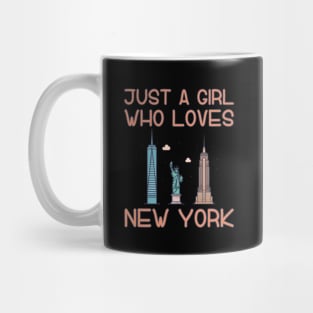 Just A Girl Who Loves New York Mug